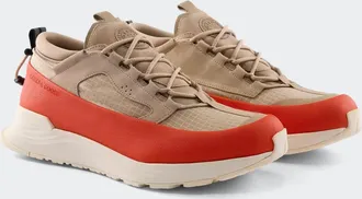 Canada Goose Chaussures de sport Glacier Trail en fibre Dyneema pour hommes (Hommes, Tan/Signal Orange/Linen, US 10.5)