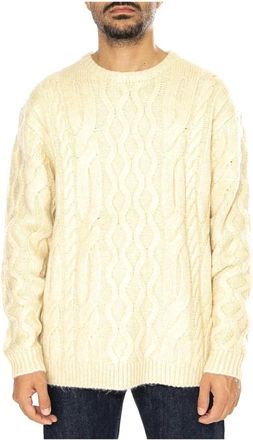 Levi's Original Housemark Sweater - Heren - Ronde hals truien - Beige - S - Truien & Vesten