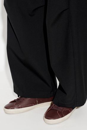 Golden Goose Super-Star Classic With List Sports Shoes, Mens, Burgundy