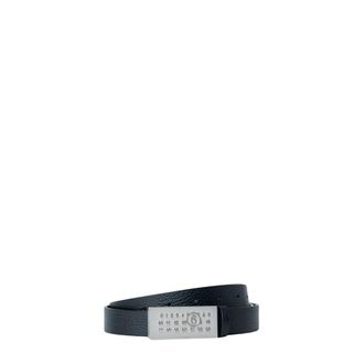 Maison Margiela Logo Motief Riem - Dames - Riemen - Zwart - ONE Size - Leer - Accessoires