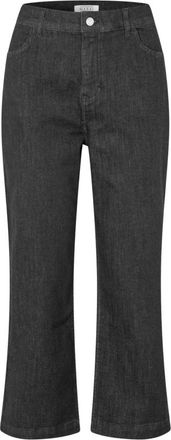 Masai Cropped Jeans - Dames - Cropped Jeans - Zwart - XL - Denim - Jeans
