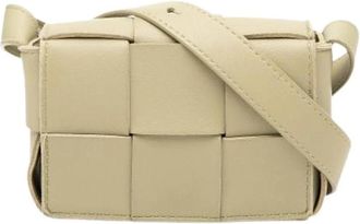 Bottega Veneta Pre-owned Cross Body Bags, female, Beige, Size: ONE SIZE Pre-owned Crossbody Bag