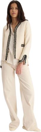 Ines De La Fressange Misia Jas - Dames - Blazers - Beige - XS - Katoen - Jassen