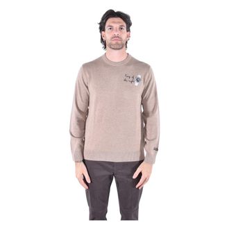 MC2 Saint Barth Maglione Girocollo Heron Light - - Knitwear - Uomo - Marrone - L
