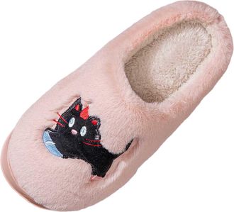 Generic Womens Slippers Cozy Womens Soft Indoor Outdoor Comfortable Warm Fuzzy Winter Home Shoes For Ladies Plush Design For Her Cozy Indoor Clogs Ladies Slip