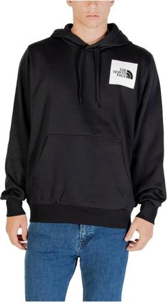 The North Face Hoodies & sweatvesten, Heren, Zwart, M, Katoen, Stijlvolle bedrukte hoodie