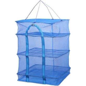 OEM Secador De Hierbas Colgante De Malla De 3 Niveles Con Cremallera Plegable Para Secar Verduras Y Pescado (altura 66 Cm)