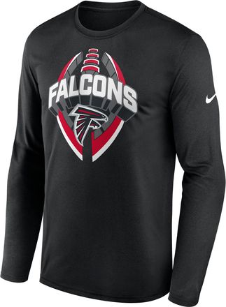 Nike Atlanta Falcons Legend Icon Nike Mens Dri-FIT NFL Long-Sleeve T-Shirt in Black | NKHT00A96-NCF