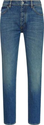 HUGO BOSS Brody katoenen herenjeans met rechte pijpen (Blauw)