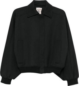 Semicouture Renie Bomberjack - Dames - Bomber jackets - Zwart - M - Wol - Jassen