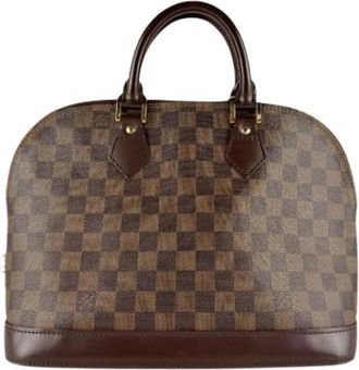 Louis Vuitton Pre-owned Alma PM Handtas - Dames - Vintage Handtas - Bruin - ONE Size - Vintage