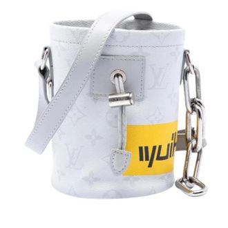 Louis Vuitton Pre-owned Chalk Sling Bag - Dames - Pre-owned - Grijs - Maat: ONE Size Leer