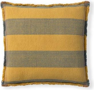 Lorena Canals Cushion Lines in Yellow/Green at Nordstrom, Size 20X20