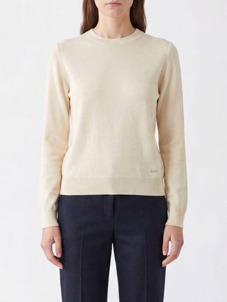 A.P.C. A. P.C. Maglia girocollo slim fit in pura lana vergine a maniche lunghe