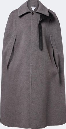 Bottega Veneta Intrecciato wool and cashmere cape