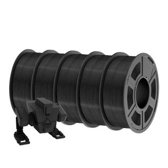 OEM Filamento Para Impresi&oacute;n 3d, Material Ecol&oacute;gico, Compatibilidad Vers&aacute;til, Plaplus - Negro - 5,5 Kg