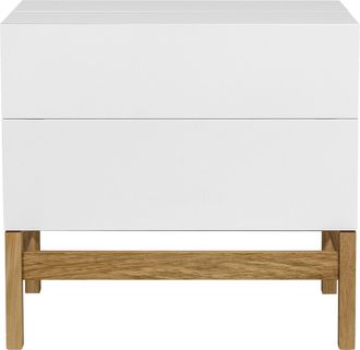 Woodman Barschrank »Delian« Breite 75 cm, Fussrahmen aus massiver Eiche, im skandinavian Design