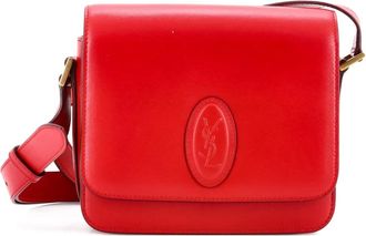 Saint Laurent Le 61 Saddle Bag Leather Small crossbody bag - Rood