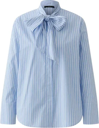 Oui Hemden - Dames - Blouses & Shirts - Blauw - Maat: L