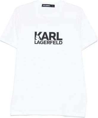 Karl Lagerfeld T-shirt con logo - Bianco