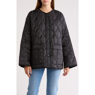Hudson Oversized Liner Jacket in Black at Nordstrom Rack, Size Large