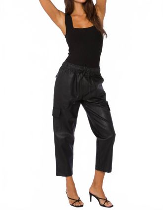 Velvet Heart Mario Vegan Leather Pants In Black