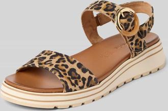 Tamaris Tamaris Sandalen aus echtem Leder in Beige, Gr&ouml;&szlig;e 36