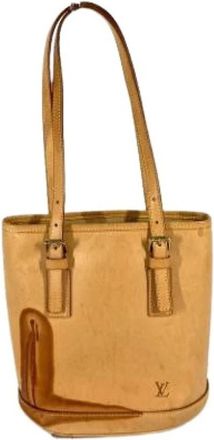Louis Vuitton Pre-owned Nomade Schoudertas - Dames - Vintage Schoudertas - Beige - ONE Size - Leer - Vintage