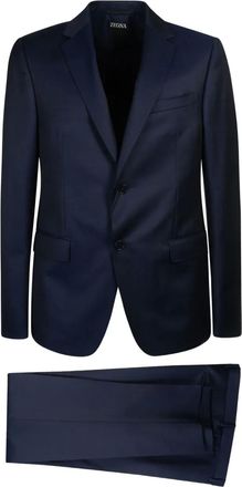Ermenegildo Zegna Completo due pezzi monopetto - Blu