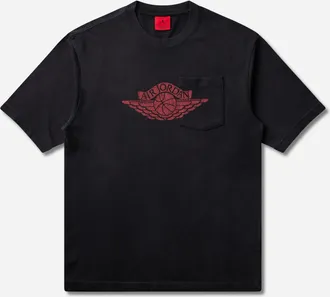 Nike Jordan Men s Jordan Flight Essentials Pocket T-Shirt Black