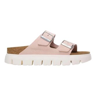 Birkenstock Chunky Pap Arizona Slippers Lichtroze - Dames - Sandalen - Roze - 40 EU - Schoenen