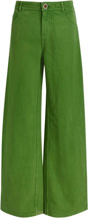 CHRISTOPHER ESBER Wide-leg Jeans - Green - 10 (UK10 / S)