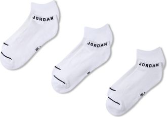 Nike Jordan Everyday No-Show Socks (3 Pairs) in White | DX9656-100
