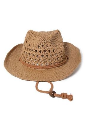 David and Young Glitter Star Cowboy Hat in Brown at Nordstrom Rack