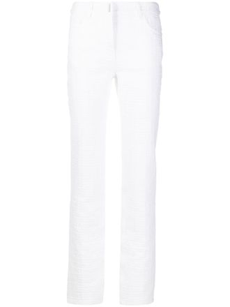 Givenchy Pantaloni con motivo 4G jacquard - Bianco