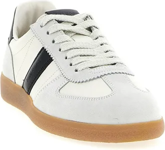 Tom Ford Mens Bicolor Calfskin Sneakers