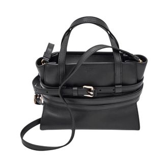 Moschino Handbags, female, Black, Size: ONE SIZE Tie Me Shopping