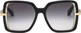 Roberto Cavalli oversize-frame sunglasses - Black