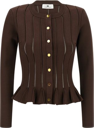 Elisabetta Franchi Cardigan Trama à Jour