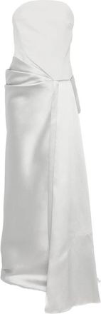 Solace London Seri Strapless Draped Maxi Dress