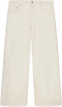 Closed Jayla Wide Jeans - Dames - Loose Fit Jeans - Beige - W28 L32 - Denim - Jeans
