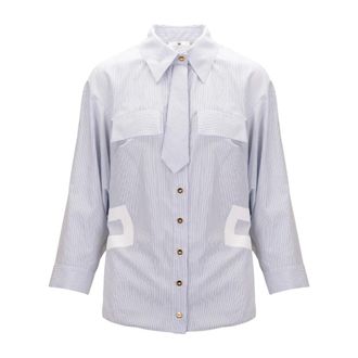 Elisabetta Franchi Camisas - Blouses & Shirts - Mujer - Azul - L