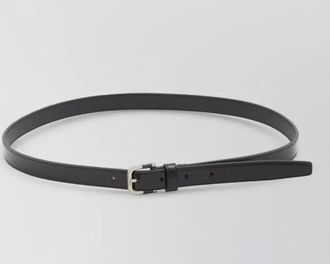 Saint Laurent leather belt resin buckle detail