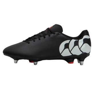 Canterbury Of New Zealand Unisex Adult Speed Raze Zachte Grond Rugbyschoenen (Zwart, Wit)