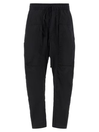 Thom Krom Black Relaxed Drawstring Pants
