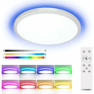 OEM Plafonnier Led - 24 W - 2000 Lm - Rgb Dimmable - 3000 K A 6500 K - Ip44 - Para Ba&ntilde;o Cocina Sal&oacute;n - 1 Unidad