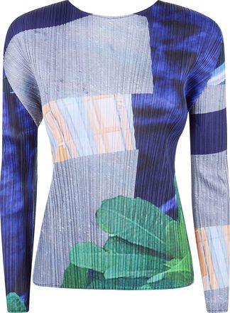 Issey Miyake T-Shirt Manica Corta City Collage