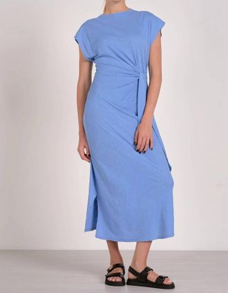 Elan Jolene Midi Dress In Blue