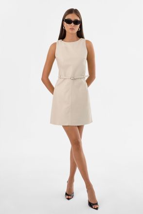 LaMarque Hilma Leather Shift Dress