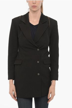 AllSaints Double Breasted ERYKAH Blazer with Flap Pockets and Jewels B size 42